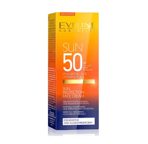 کرم ضد آفتاب ویتامینه و روشن کننده SPF 50 اولاین - پوست های حساس | 50 میل