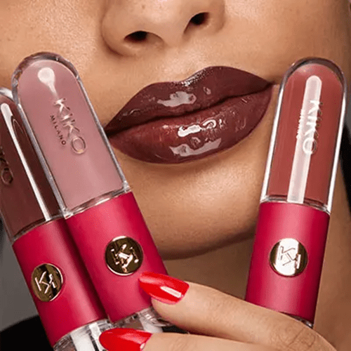 رژلب مایع emma roberts x kiko milano مدل unlimited double touch شماره 01